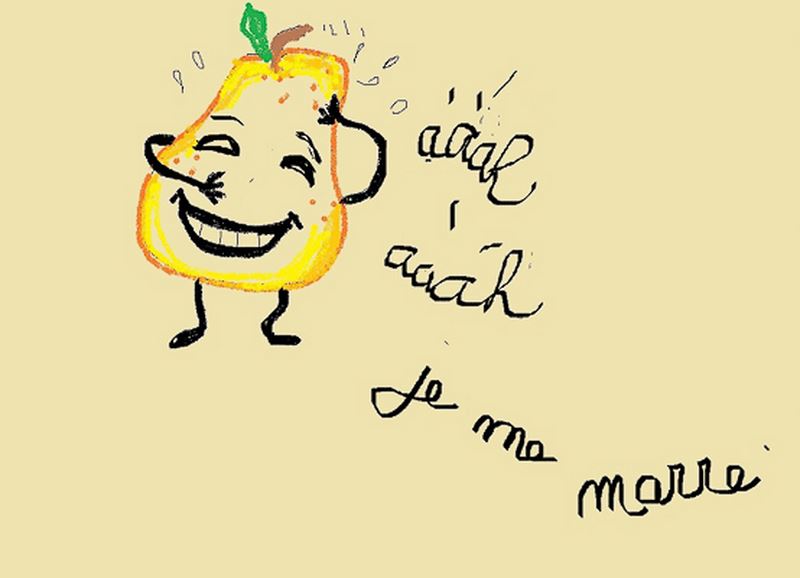 Se fendre la poire Photo Thématique "des Pommes et des Hommes"